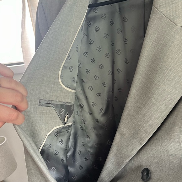 NWOT Banana Republic Light Gray Blazer - Picture 5 of 5